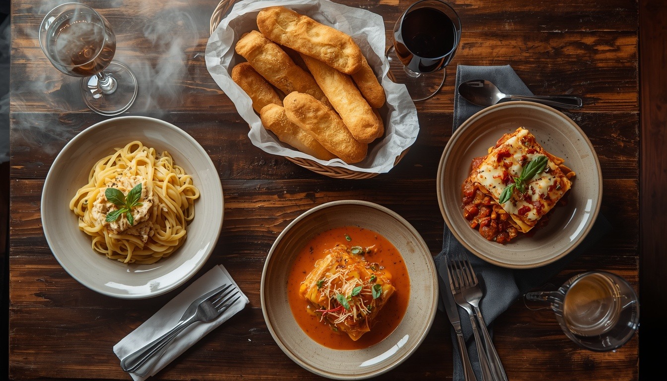 Olive Garden menu favorites