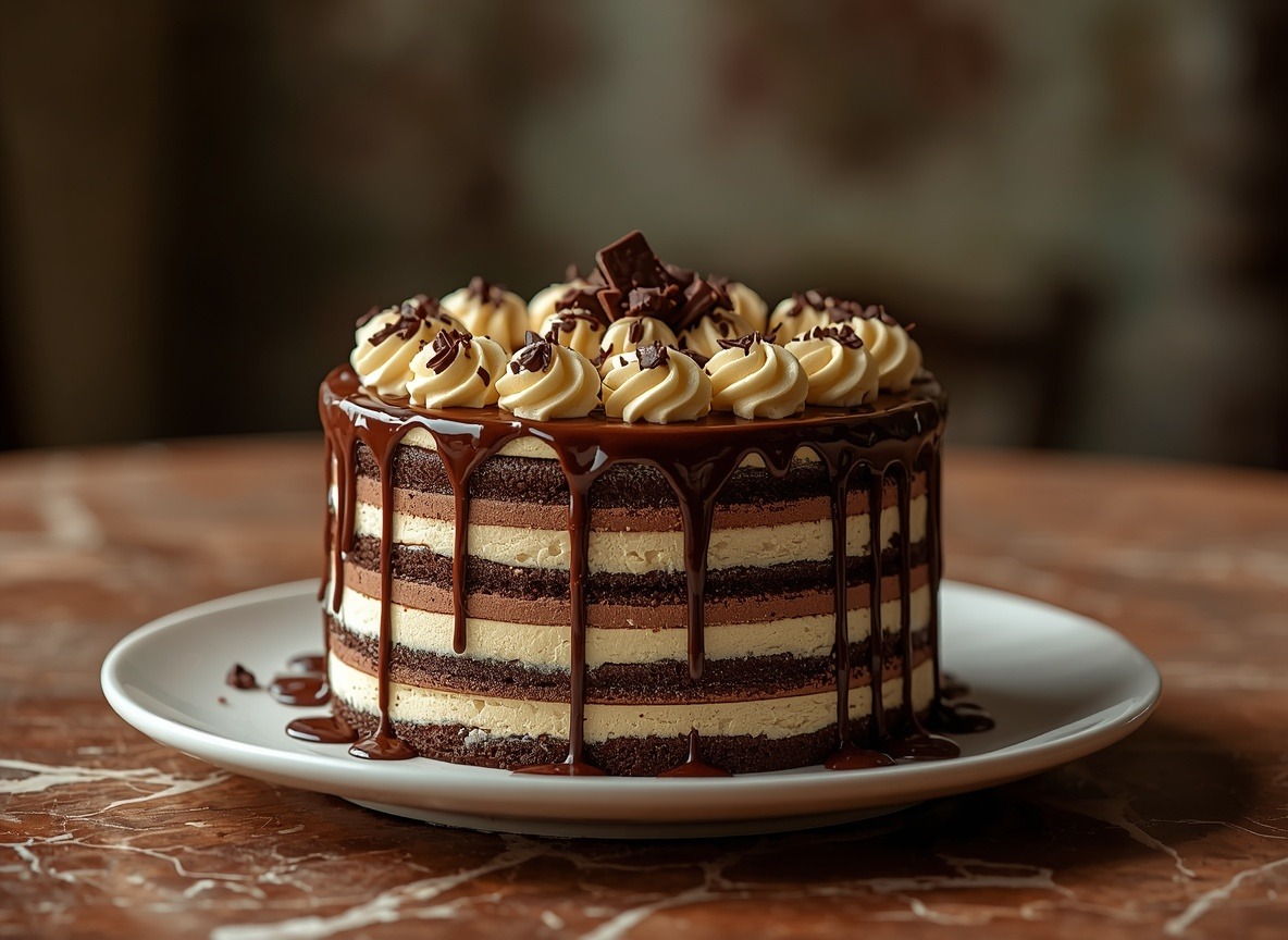 Black Tie Mousse Cake
