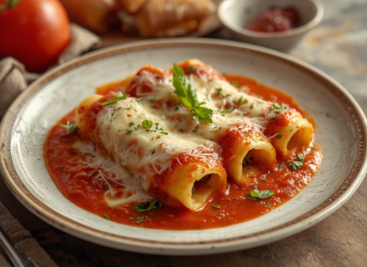 Four-Cheese Manicotti