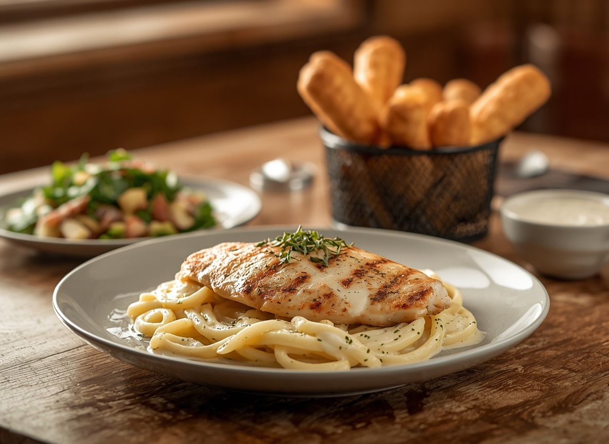 Lunch Duo — Chicken Alfredo